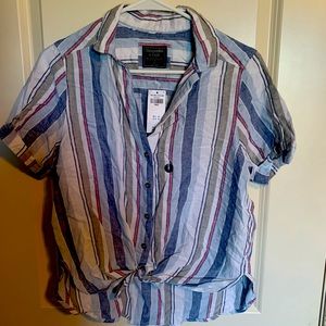 Abercrombie and Fitch, ladies size small blouse, new with tags.